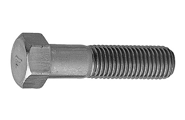 鉄 ユニクロ 六角ボルト (半ねじ)<BR>Ｍ４２×１４０ - ネジ・釘・金属素材