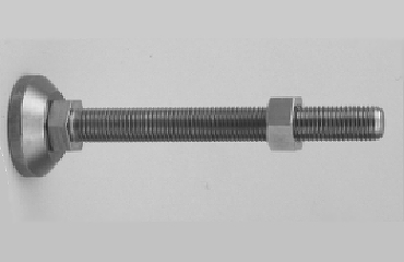 鉄 ボルト 三価ホワイト アジャストボルト(重量物用) M12.0X125::ネジ